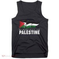 My Heart Beats For Palestine  Tank Top thumb 0