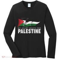 My Heart Beats For Palestine  Women's Long Sleeve Shirt thumb 0