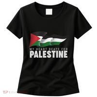 My Heart Beats For Palestine  Women's T-Shirt thumb 0