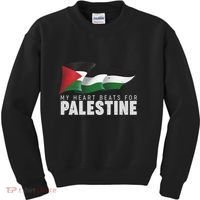 My Heart Beats For Palestine  Kids Sweatshirt thumb 0