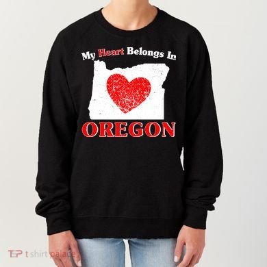 My Heart Belongs In Oregon Women's Sweatshirt