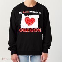 My Heart Belongs In Oregon Women's Sweatshirt thumb 0