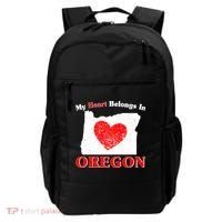 My Heart Belongs In Oregon Backpack thumb 0