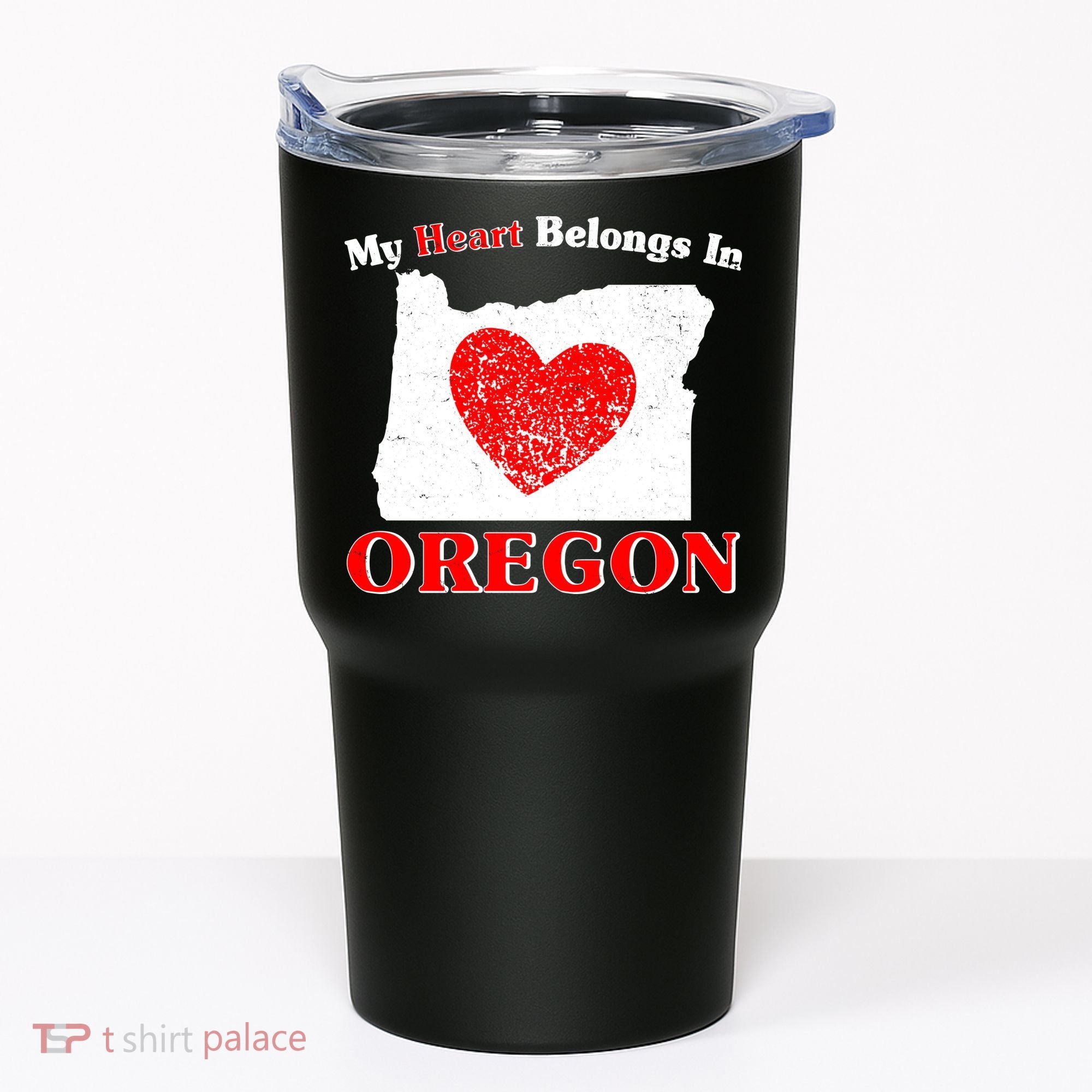 My Heart Belongs In Oregon Tumbler