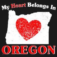 My Heart Belongs In Oregon Women's Tank Top thumb 5
