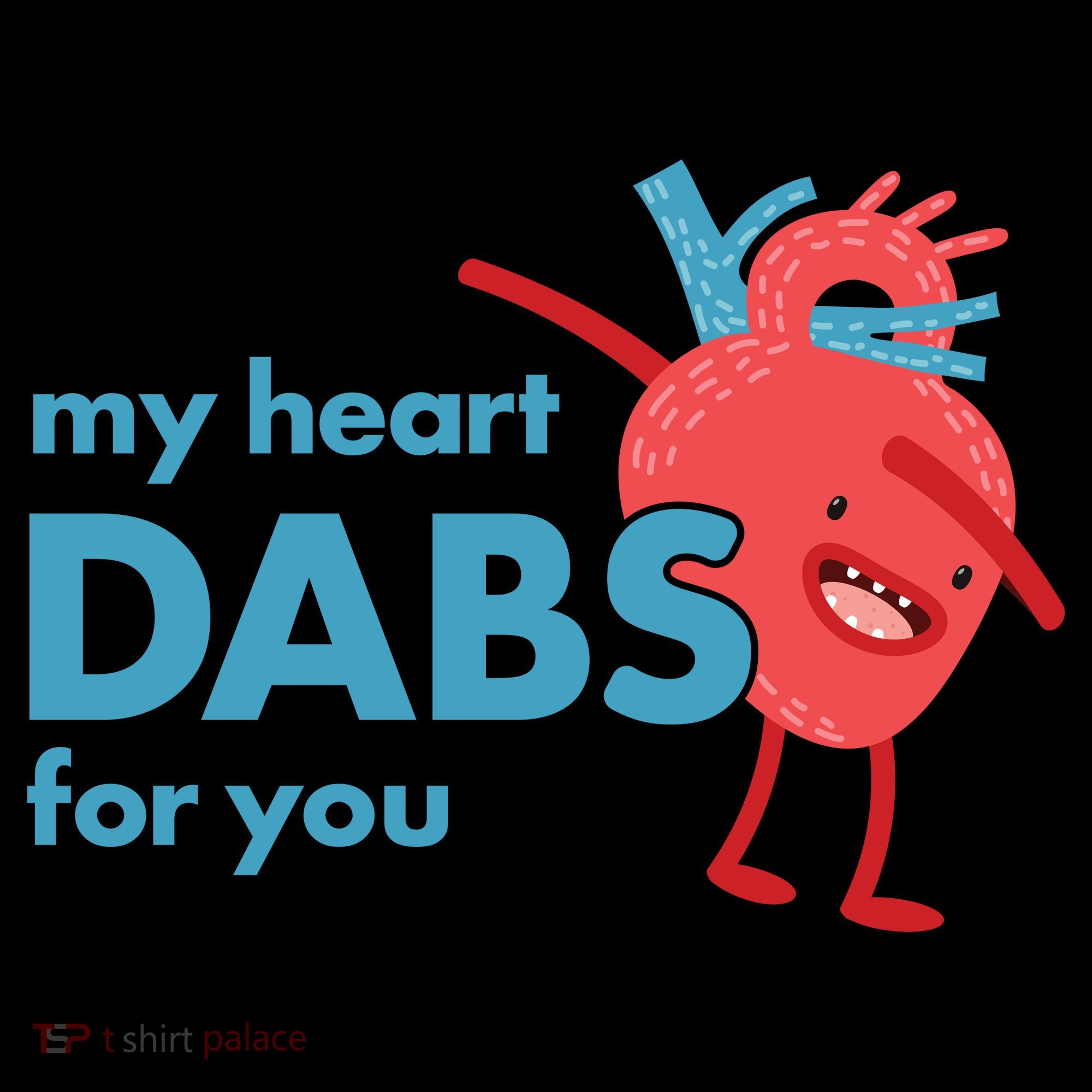 My Heart Dabs For You Coaster