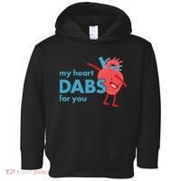 My Heart Dabs For You Toddler Hoodie thumb 0
