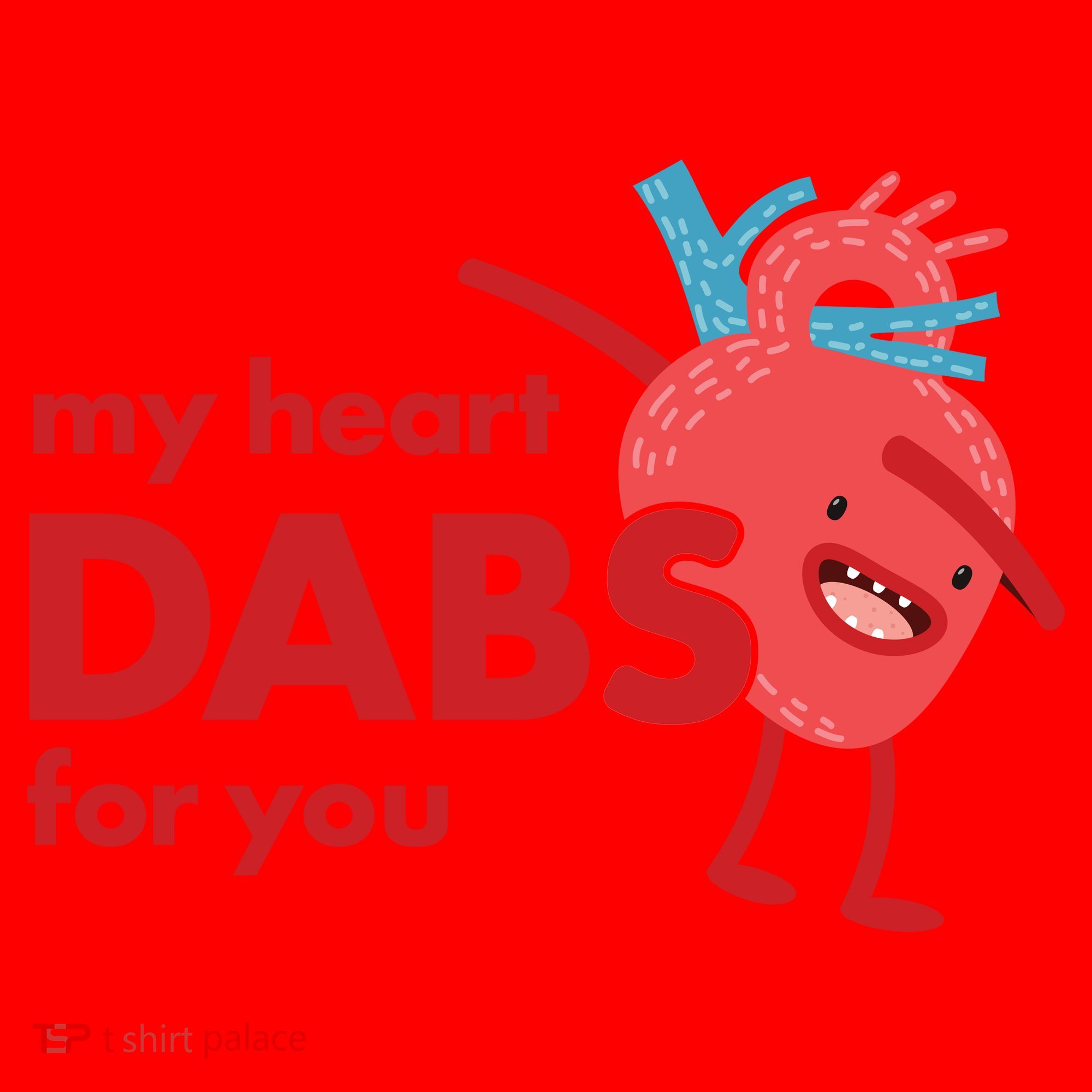 My Heart Dabs For You Santa Hat