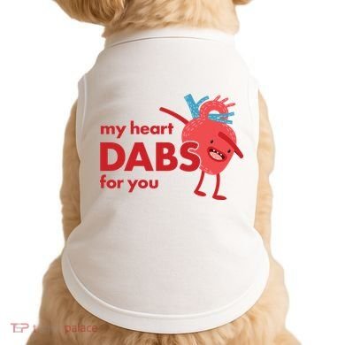 My Heart Dabs For You Doggie Tank