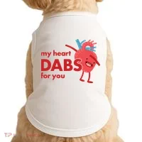 My Heart Dabs For You Doggie Tank thumb 0