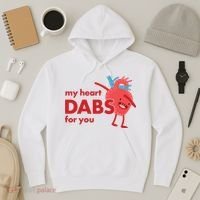 My Heart Dabs For You Hoodie thumb 3