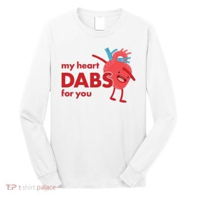 My Heart Dabs For You Long Sleeve Shirt