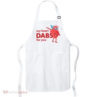 My Heart Dabs For You Apron
