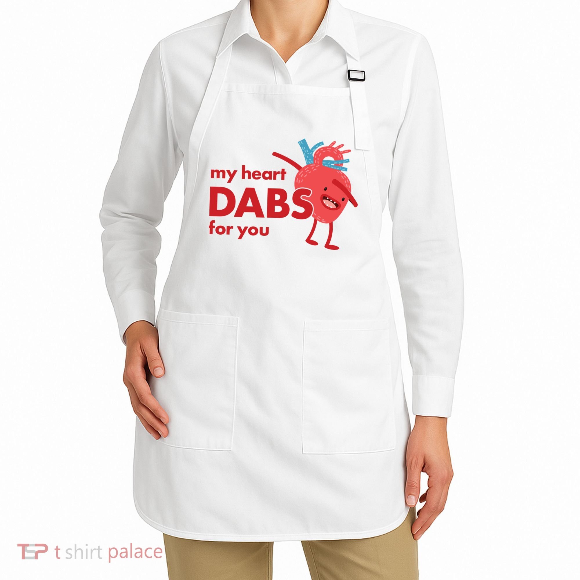 My Heart Dabs For You Apron