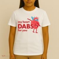 My Heart Dabs For You T-Shirt thumb 4