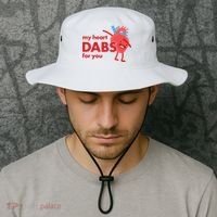 My Heart Dabs For You Bucket Hat thumb 2