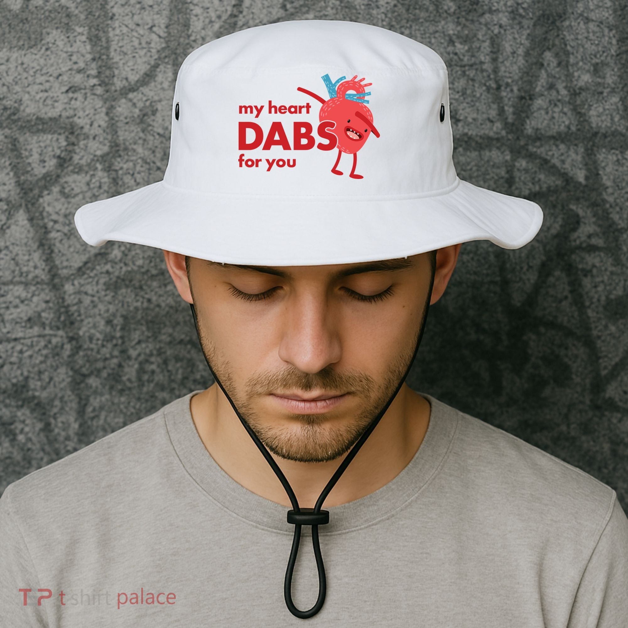 My Heart Dabs For You Bucket Hat