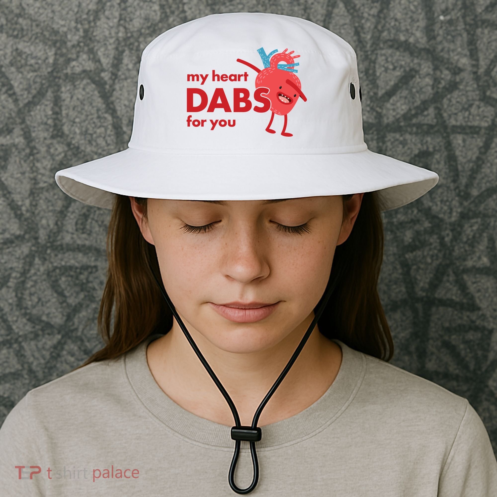 My Heart Dabs For You Bucket Hat