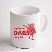 My Heart Dabs For You Coffee Mug thumb 1