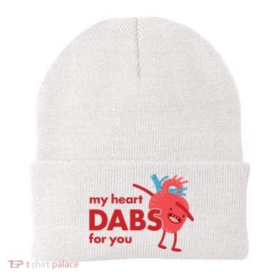 My Heart Dabs For You Beanie