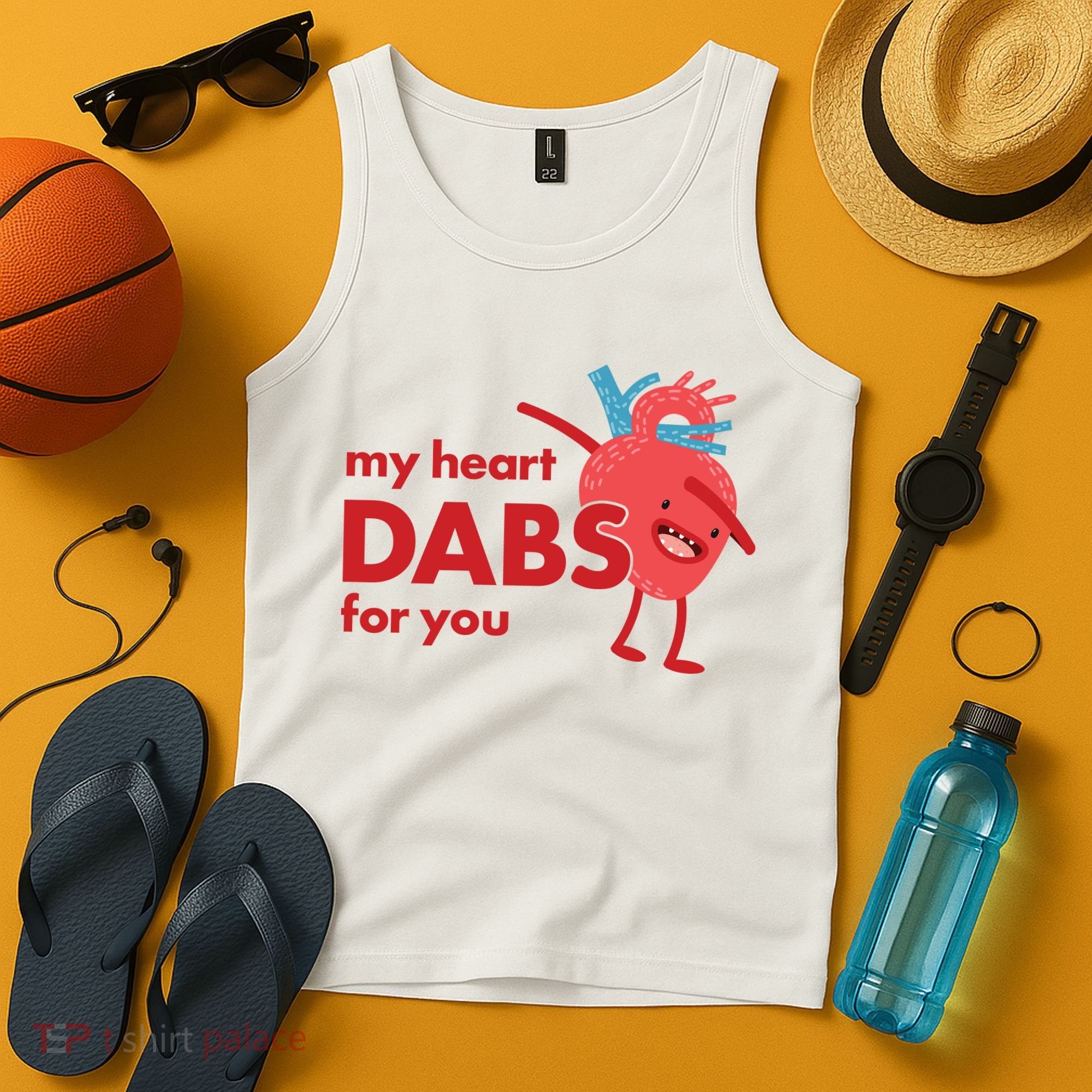 My Heart Dabs For You Tank Top