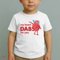 My Heart Dabs For You Toddler T-Shirt thumb 2