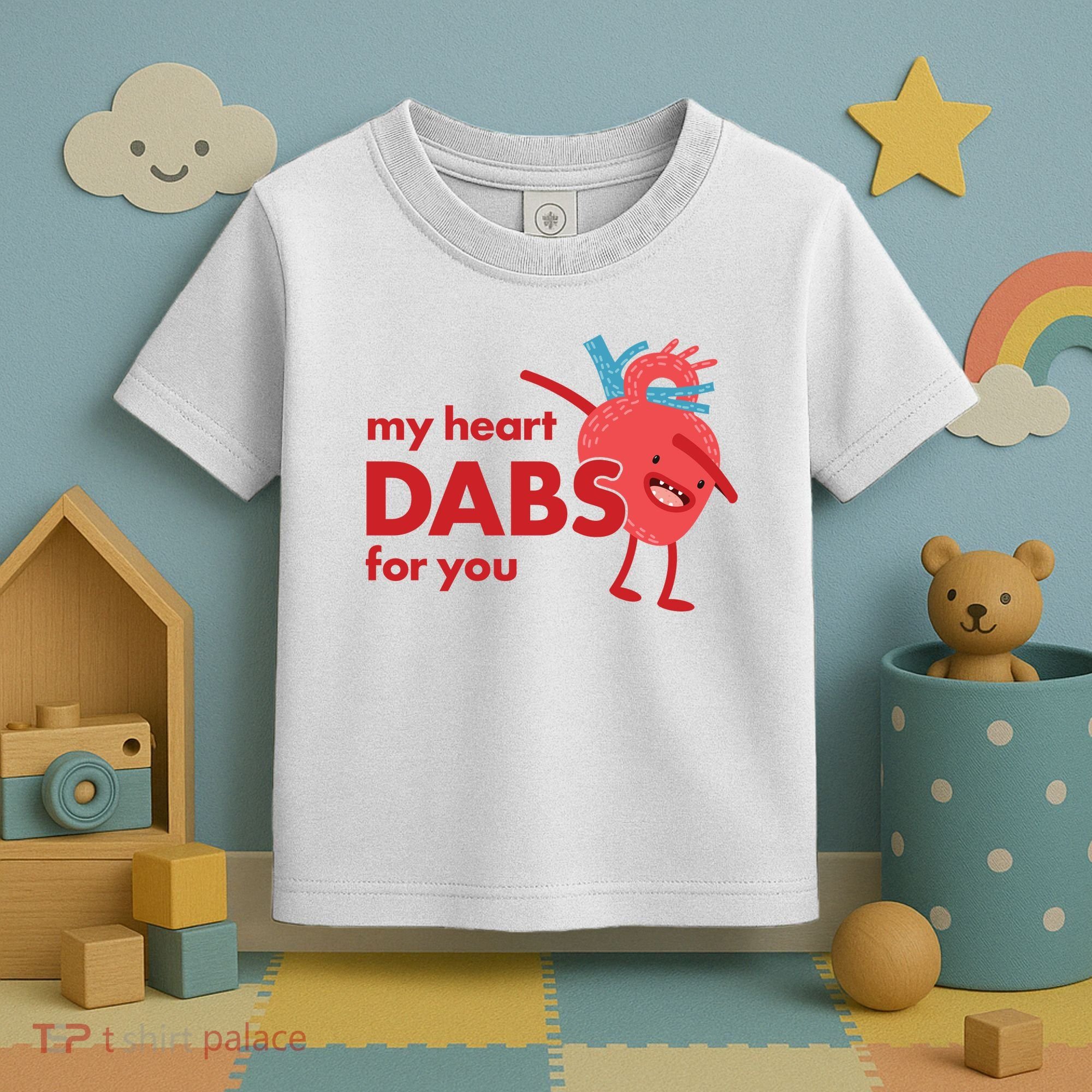 My Heart Dabs For You Toddler T-Shirt