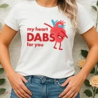 My Heart Dabs For You Women's T-Shirt thumb 2