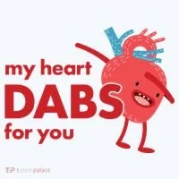 My Heart Dabs For You Women's T-Shirt thumb 6