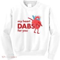 My Heart Dabs For You Kids Sweatshirt thumb 0