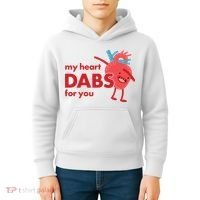 My Heart Dabs For You Kids Hoodie thumb 4