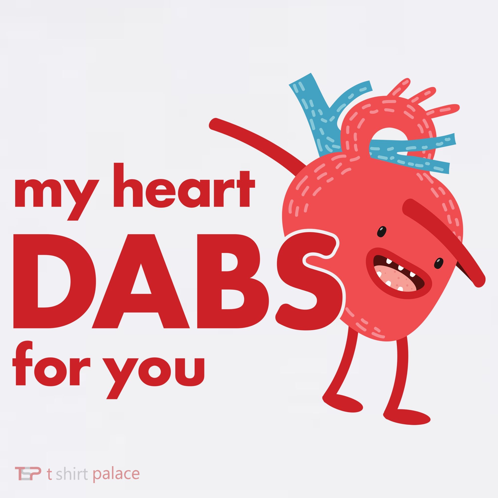 My Heart Dabs For You Kids T-Shirt