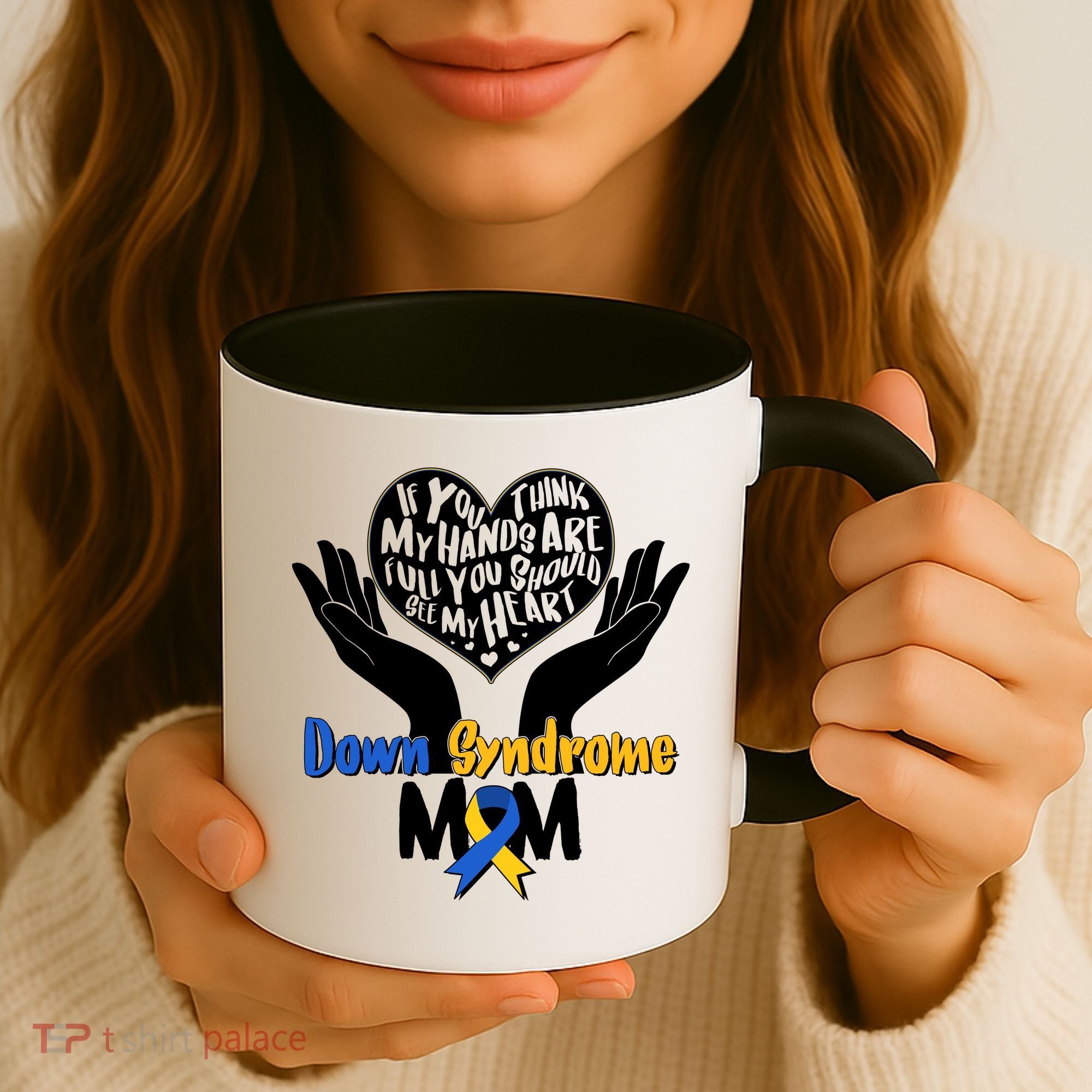 My Heart is Full - Down Syndrome Mom Coffee Mug