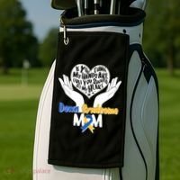 My Heart is Full - Down Syndrome Mom Golf Towel thumb 2