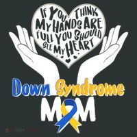 My Heart is Full - Down Syndrome Mom Backpack thumb 2