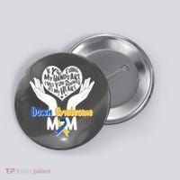 My Heart is Full - Down Syndrome Mom Button thumb 0
