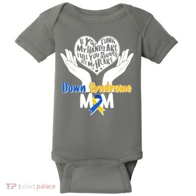 My Heart is Full - Down Syndrome Mom Baby Bodysuit