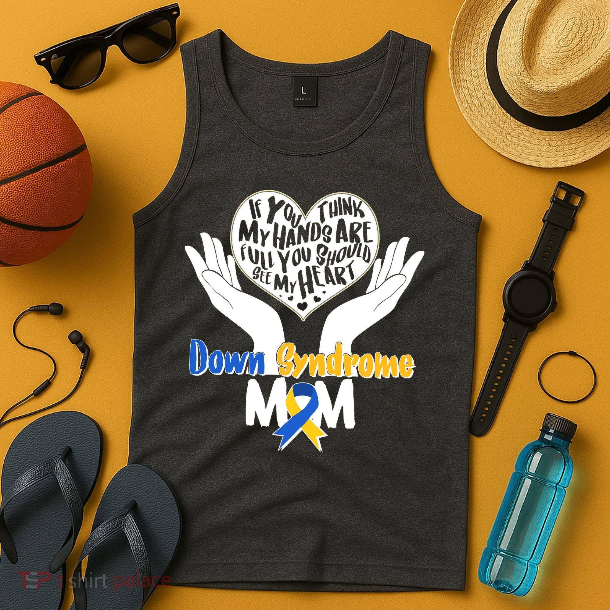 My Heart is Full - Down Syndrome Mom Tank Top