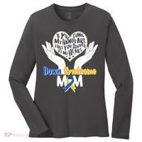 My Heart is Full - Down Syndrome Mom Women's Long Sleeve Shirt thumb 0