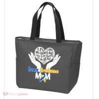 My Heart is Full - Down Syndrome Mom Tote Bag thumb 3