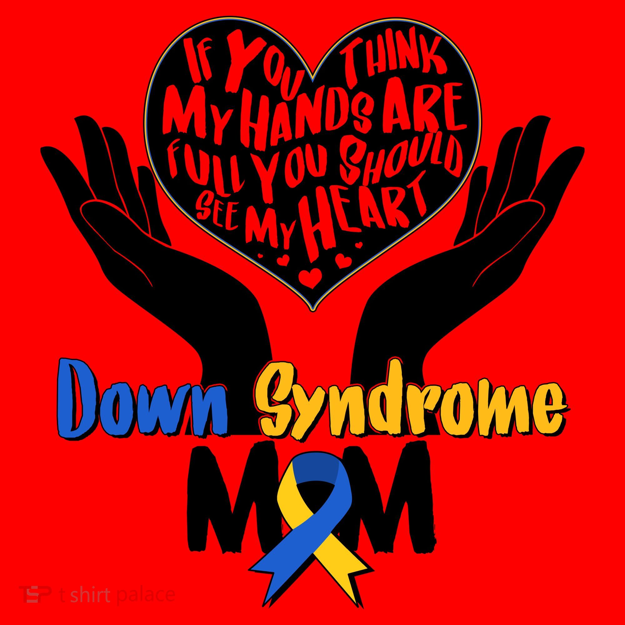My Heart is Full - Down Syndrome Mom Santa Hat