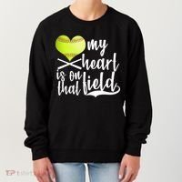 My Heart Is On That Field Baseball Women's Sweatshirt thumb 0