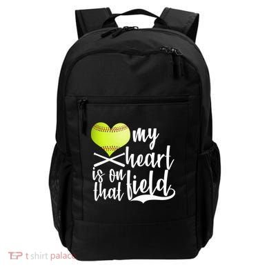 My Heart Is On That Field Baseball Backpack