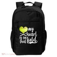 My Heart Is On That Field Baseball Backpack thumb 0