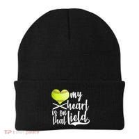 My Heart Is On That Field Baseball Beanie thumb 0