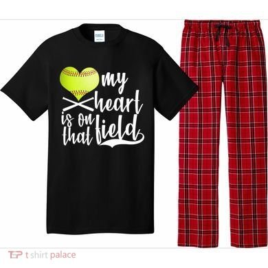 My Heart Is On That Field Baseball Pajama Set