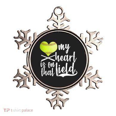My Heart Is On That Field Baseball Ornament