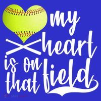 My Heart Is On That Field Baseball Long Sleeve Shirt thumb 2