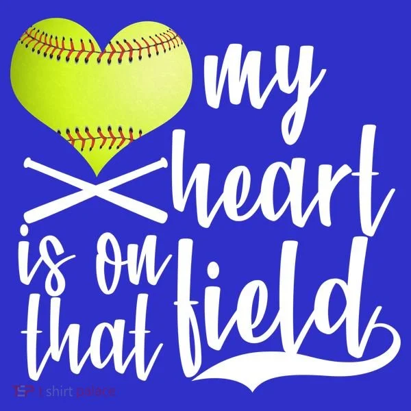 My Heart Is On That Field Baseball Long Sleeve Shirt