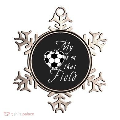My Heart Is On that Field Cute Soccer Ornament